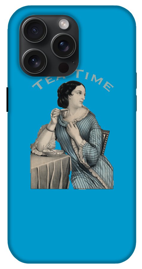 Tea Time Vintage Woman - Phone Case