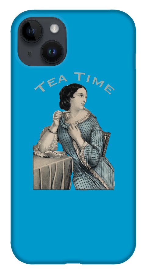 Tea Time Vintage Woman - Phone Case