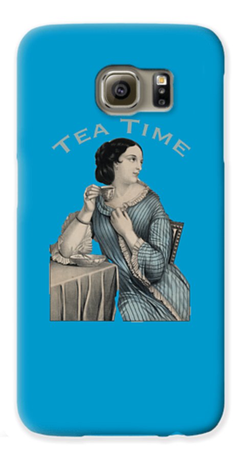 Tea Time Vintage Woman - Phone Case