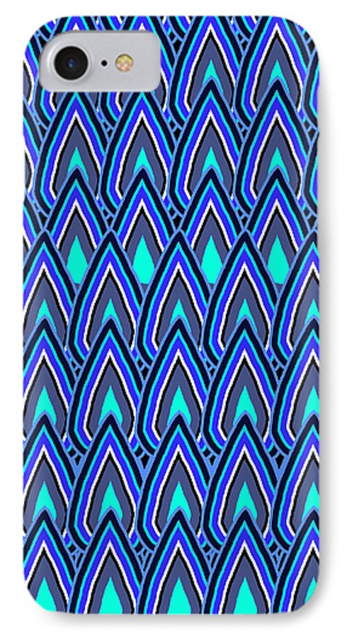 Teardrops In Blue - Phone Case