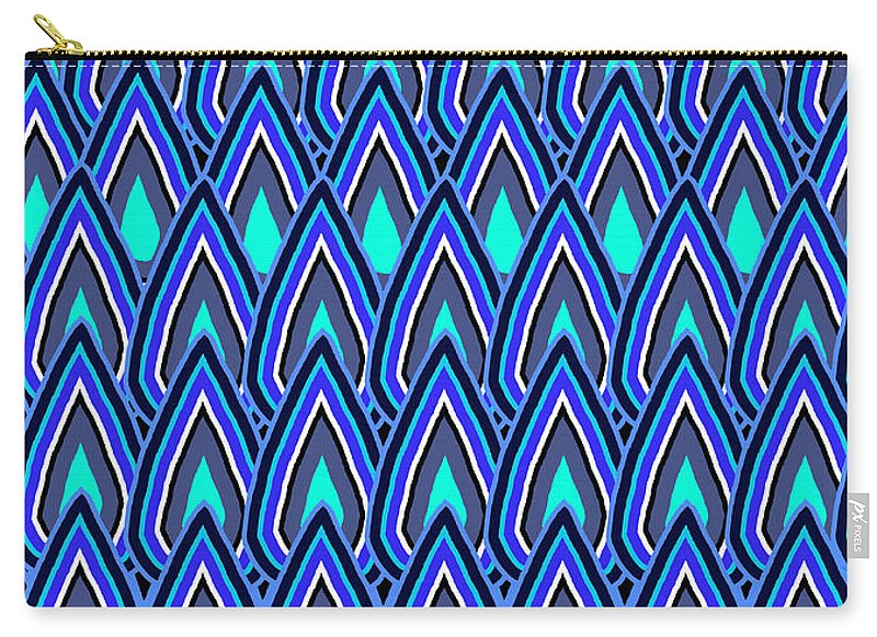 Teardrops In Blue - Carry-All Pouch