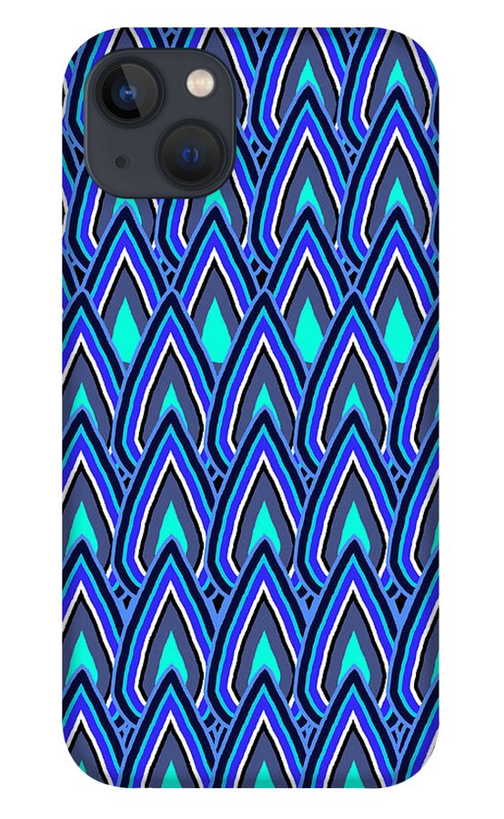 Teardrops In Blue - Phone Case