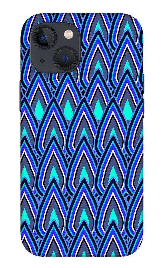 Teardrops In Blue - Phone Case