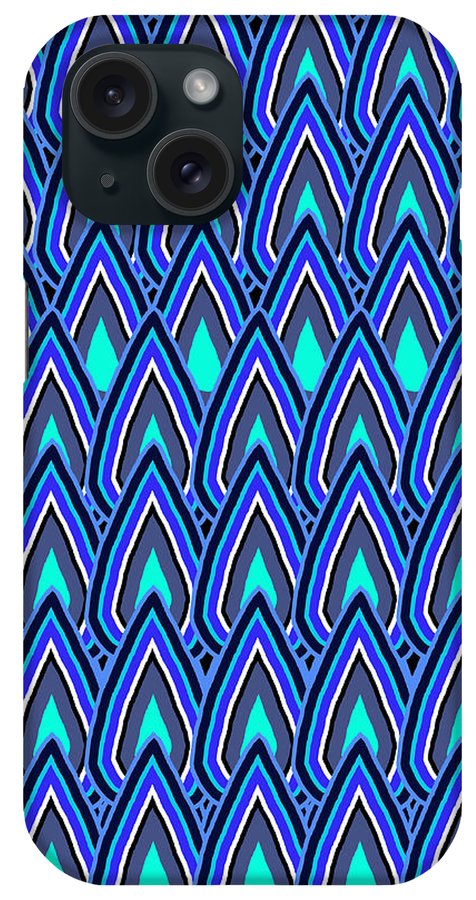Teardrops In Blue - Phone Case