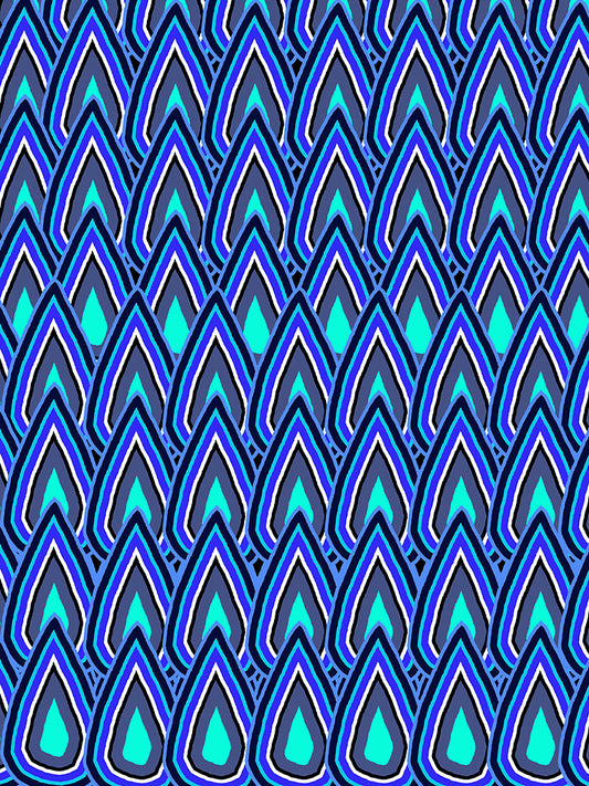 Teardrops In Blue Digital Image Download