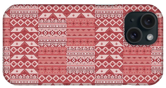 Terra Cotta Southwest Patchwork - Phone Case
