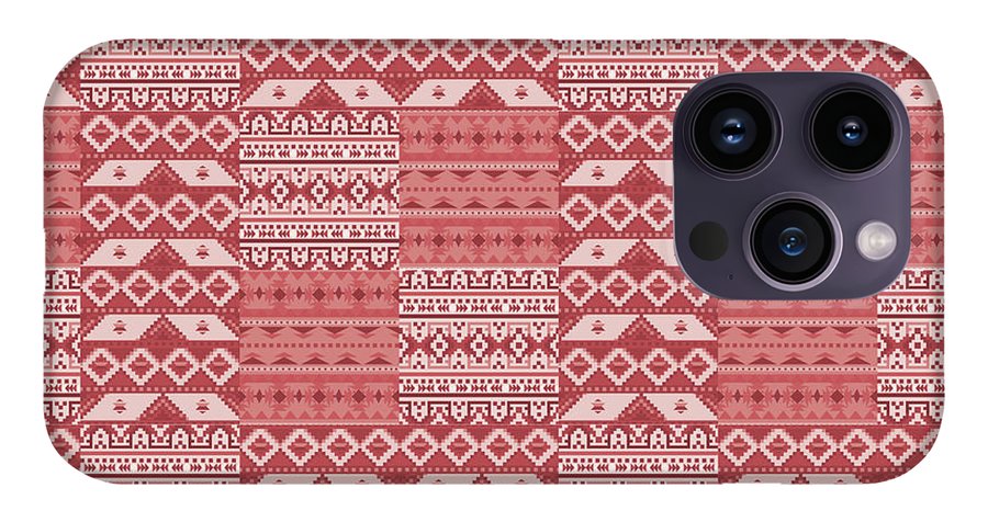 Terra Cotta Southwest Patchwork - Phone Case