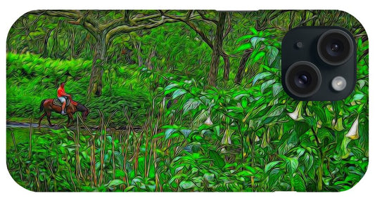 The Crossing By The Trees - Phone Case