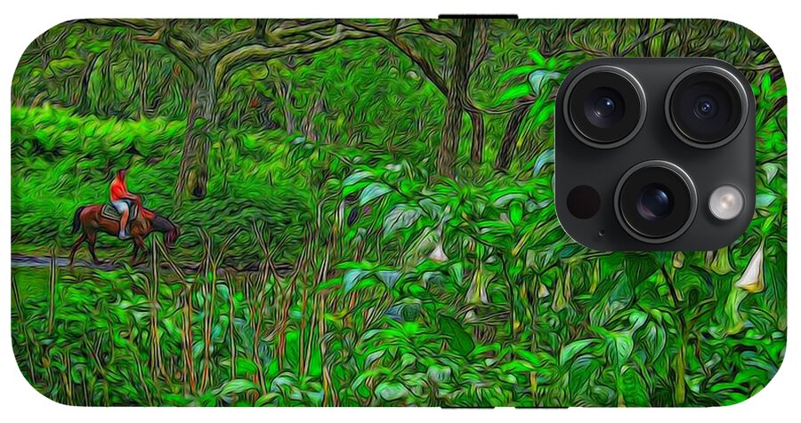 The Crossing By The Trees - Phone Case