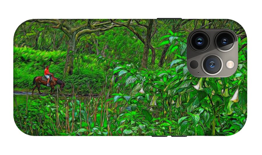 The Crossing By The Trees - Phone Case