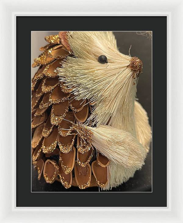 The Hedgehog Ornament - Framed Print