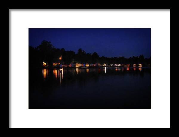 The October Lake - Framed Print