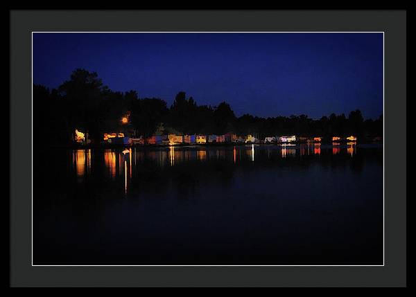 The October Lake - Framed Print