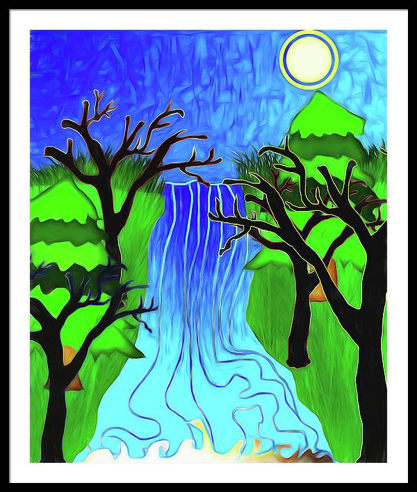 The River - Framed Print