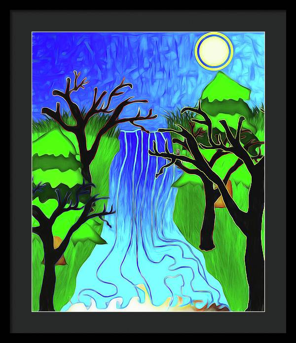 The River - Framed Print