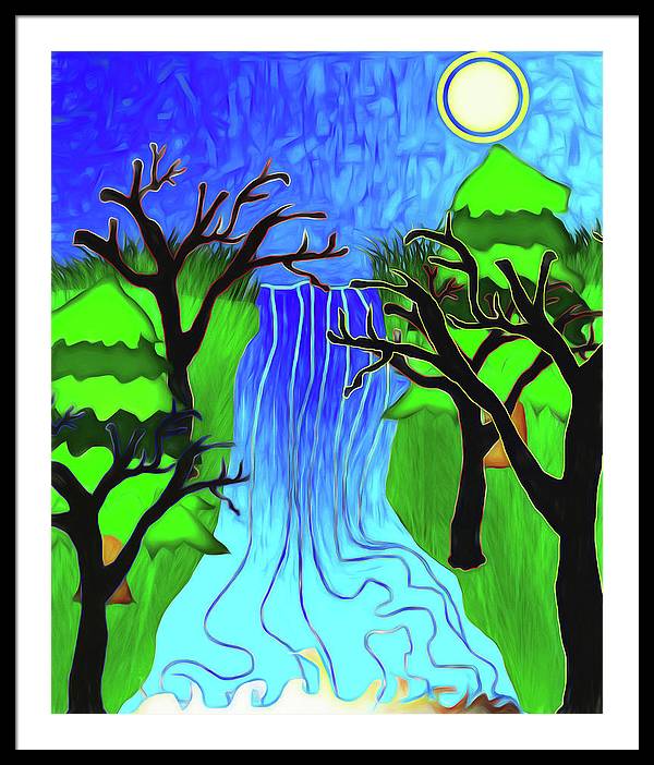 The River - Framed Print