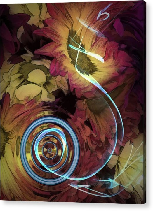 The Sound Of Waving Flowers - Acrylic Print