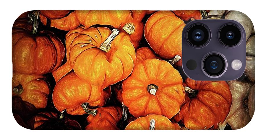 Tiny Pumpkins Pile - Phone Case