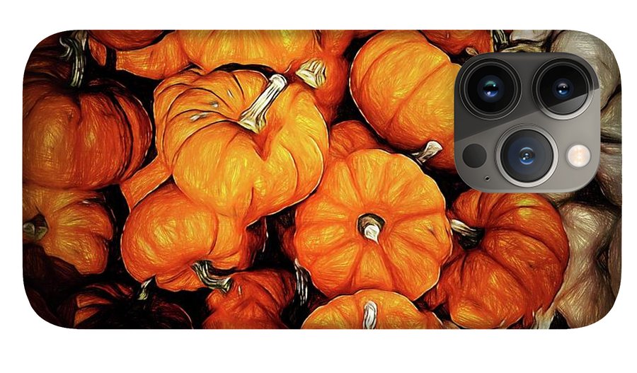 Tiny Pumpkins Pile - Phone Case