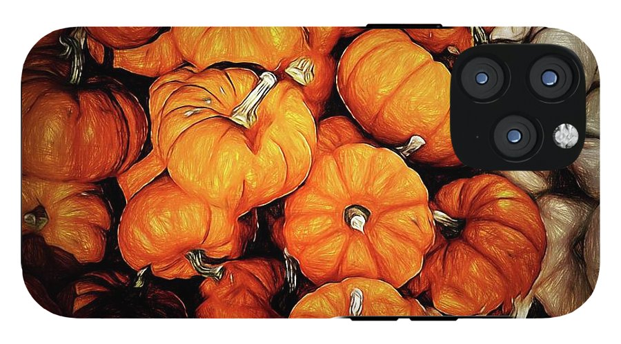 Tiny Pumpkins Pile - Phone Case