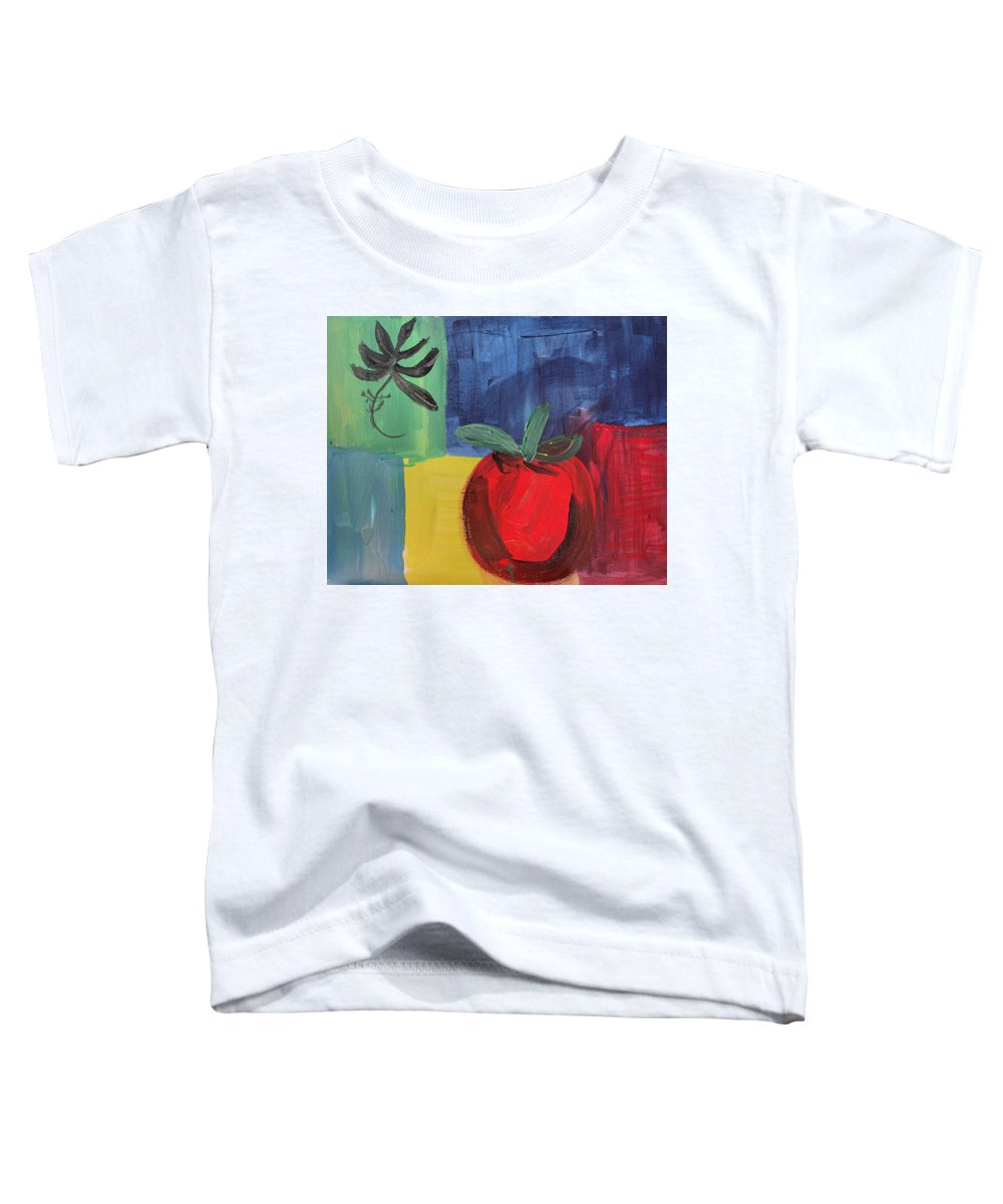 Tomato Basil Abstract - Toddler T-Shirt