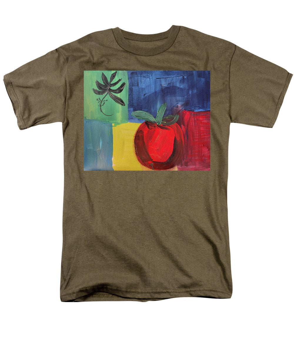 Tomato Basil Abstract - Men's T-Shirt  (Regular Fit)
