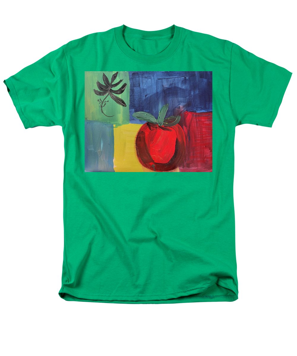Tomato Basil Abstract - Men's T-Shirt  (Regular Fit)