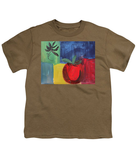 Tomato Basil Abstract - Youth T-Shirt