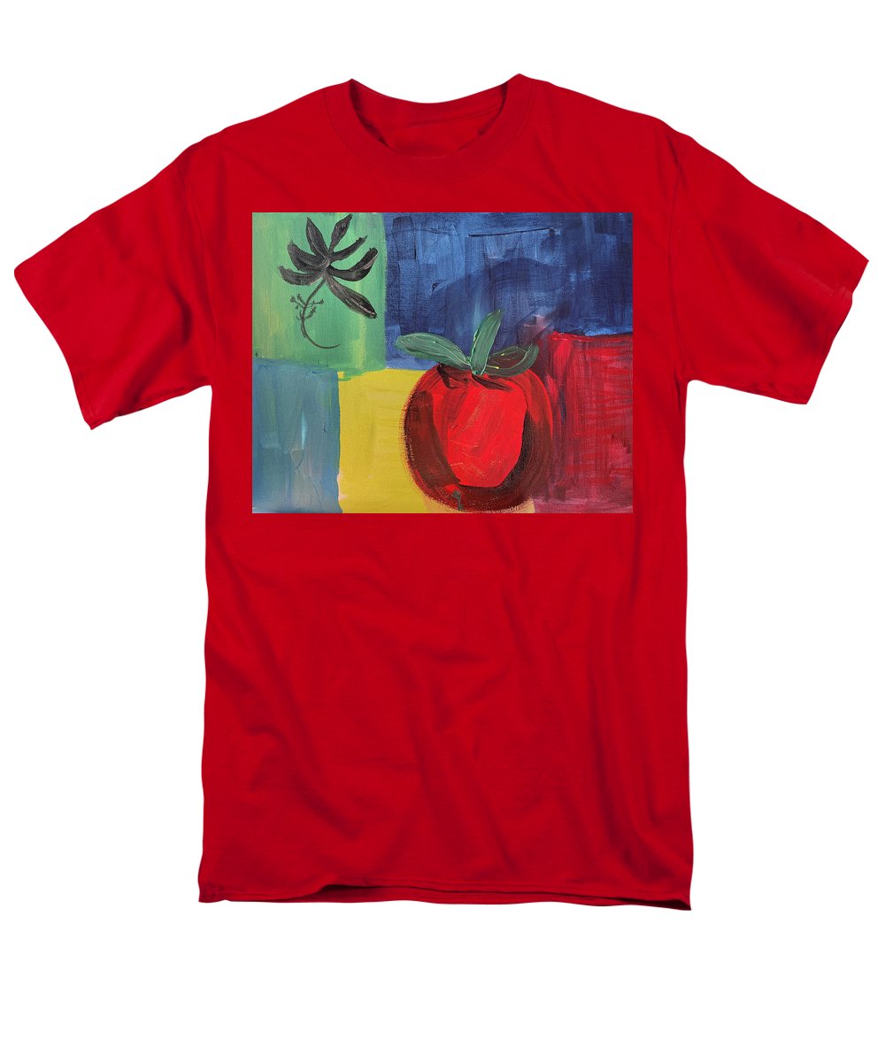 Tomato Basil Abstract - Men's T-Shirt  (Regular Fit)