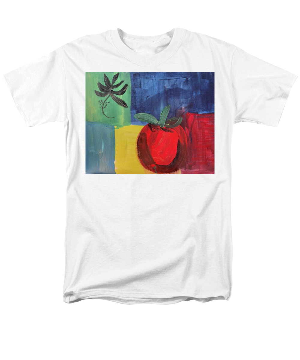 Tomato Basil Abstract - Men's T-Shirt  (Regular Fit)