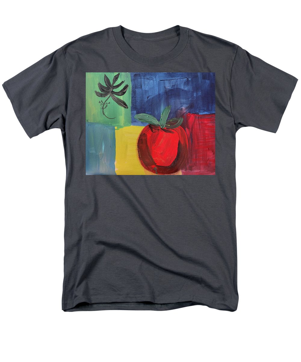 Tomato Basil Abstract - Men's T-Shirt  (Regular Fit)