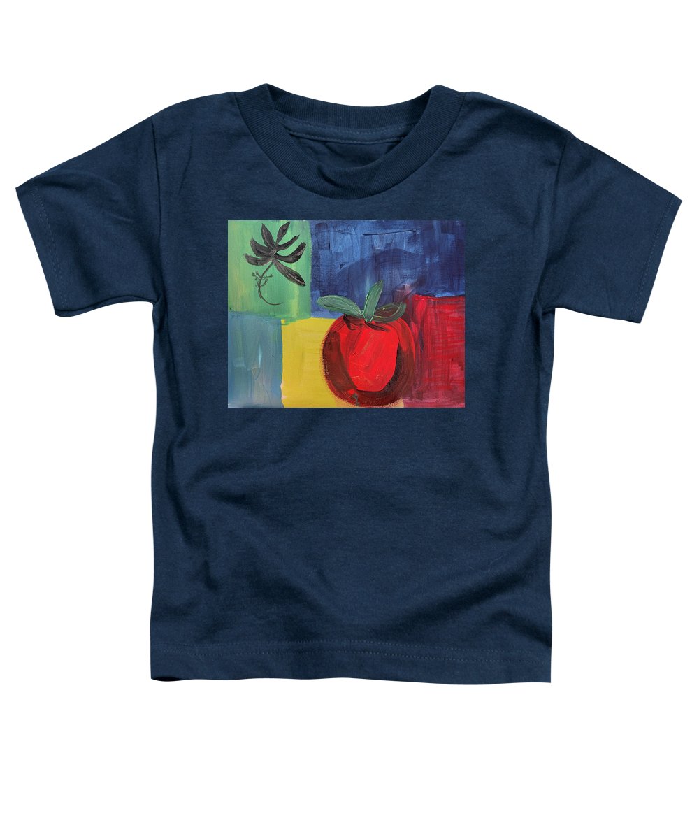 Tomato Basil Abstract - Toddler T-Shirt