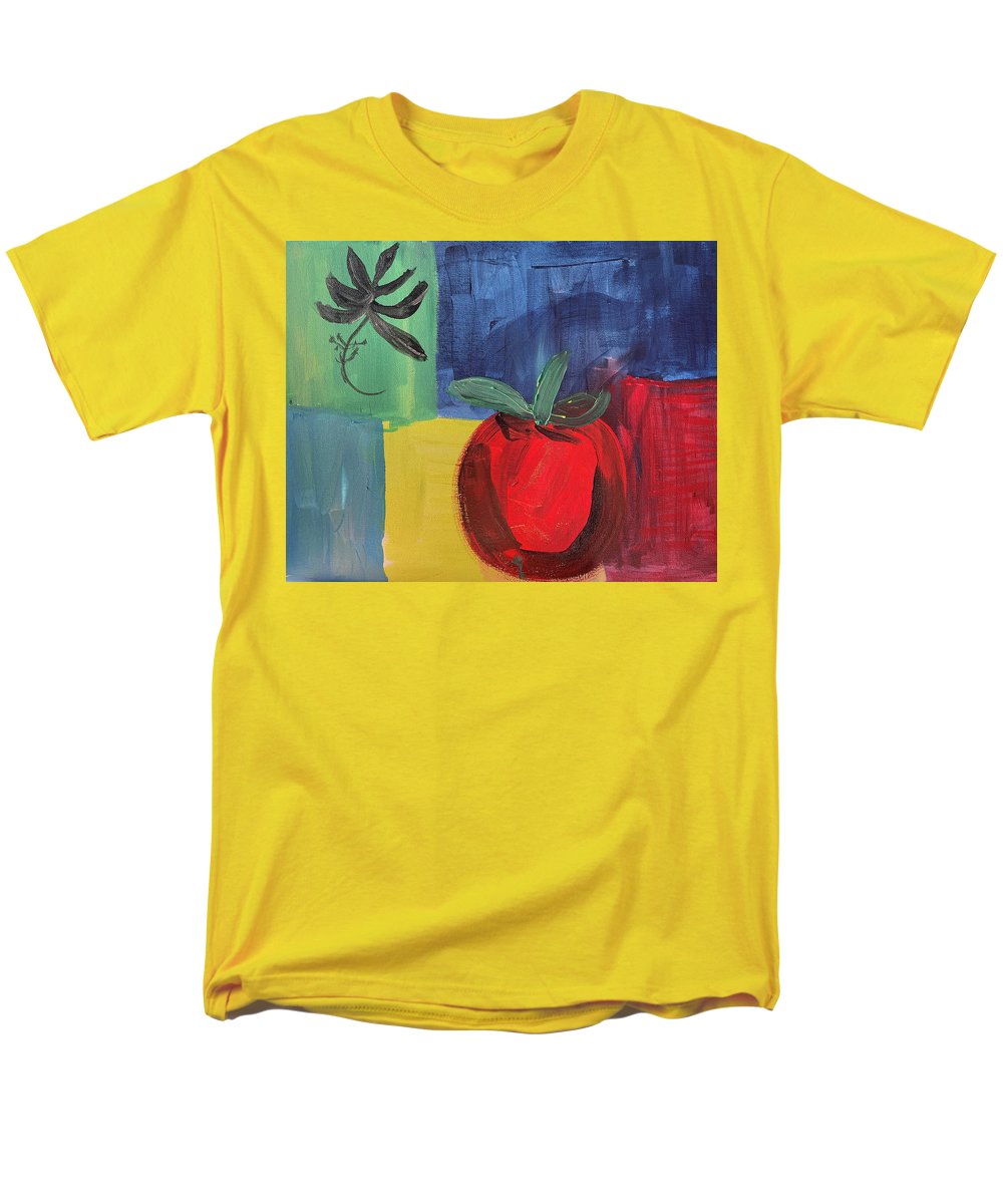 Tomato Basil Abstract - Men's T-Shirt  (Regular Fit)