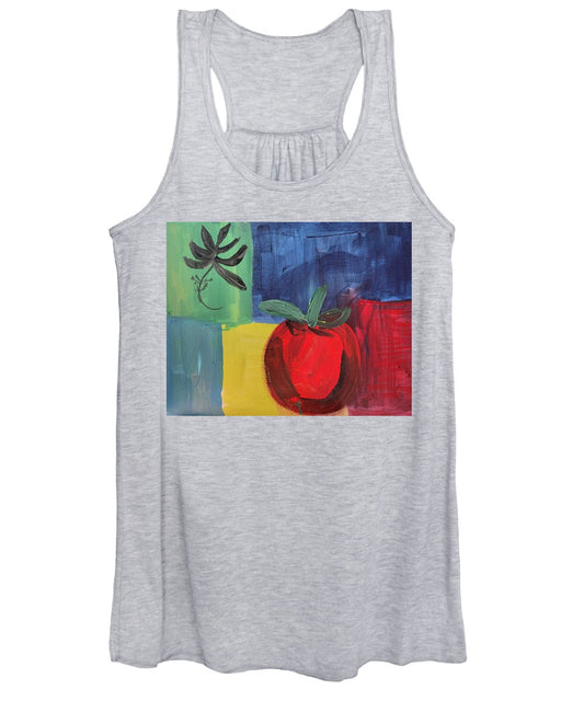Tomato Basil Abstract - Women's Tank Top