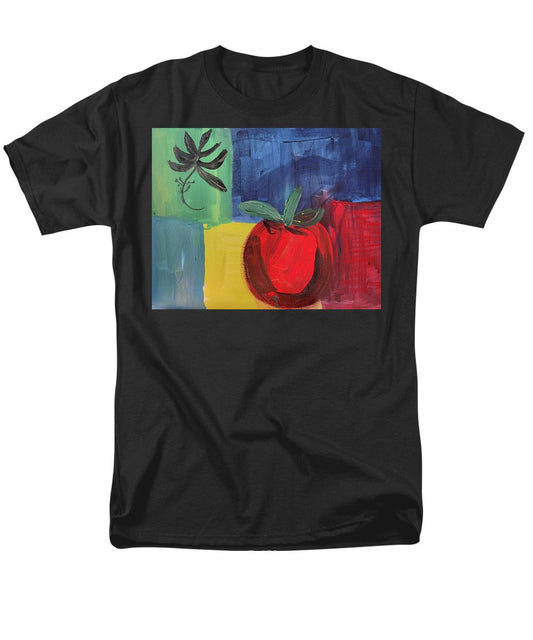 Tomato Basil Abstract - Men's T-Shirt  (Regular Fit)