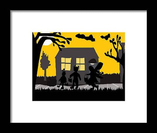 Trick Or Treat - Framed Print