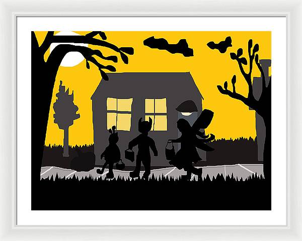Trick Or Treat - Framed Print