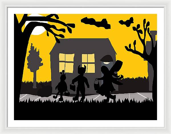 Trick Or Treat - Framed Print