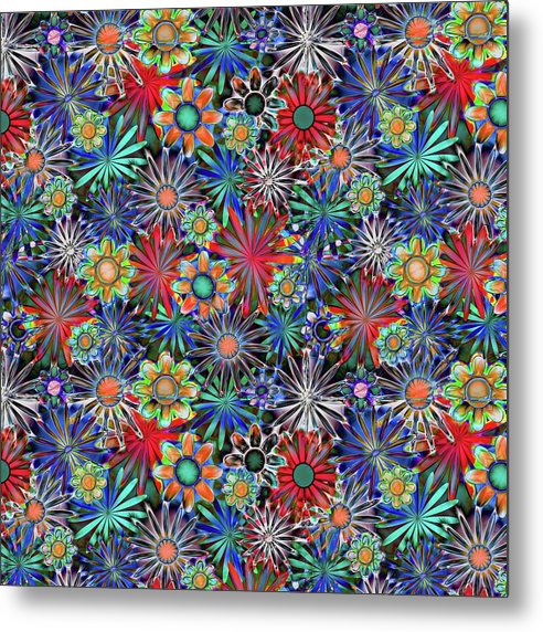 Tropical Daisies - Metal Print