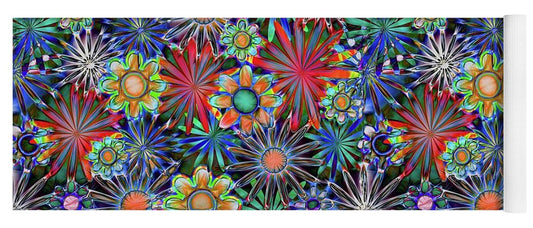 Tropical Daisies - Yoga Mat