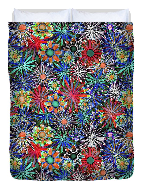 Tropical Daisies - Duvet Cover