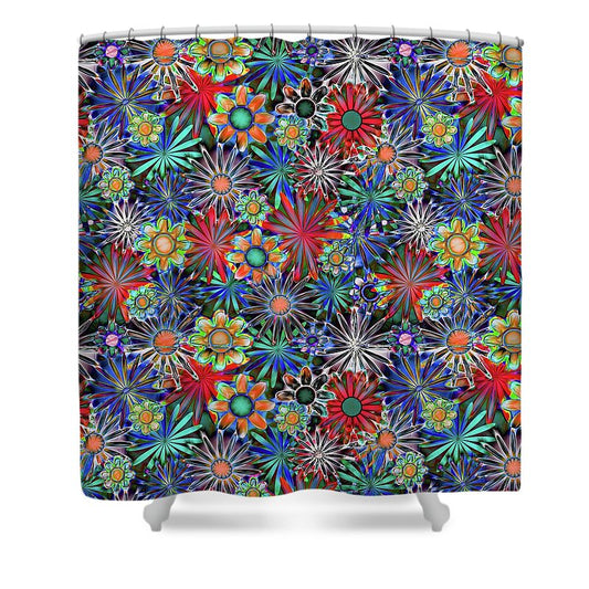 Tropical Daisies - Shower Curtain