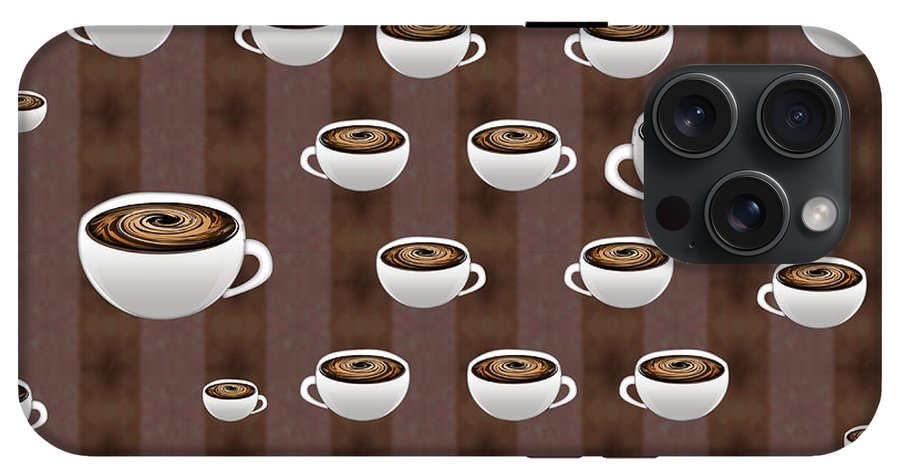 True Coffee Repeating - Phone Case