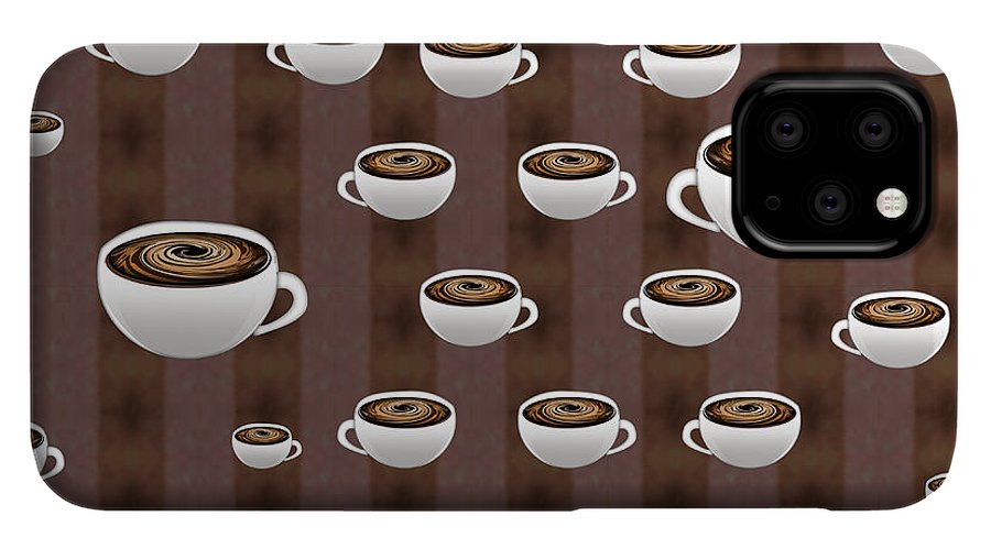 True Coffee Repeating - Phone Case