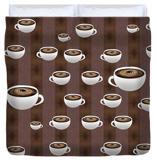 True Coffee Repeating - Duvet Cover