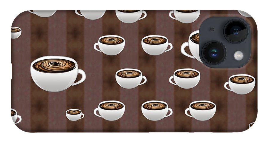 True Coffee Repeating - Phone Case