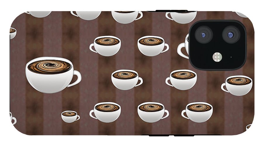 True Coffee Repeating - Phone Case