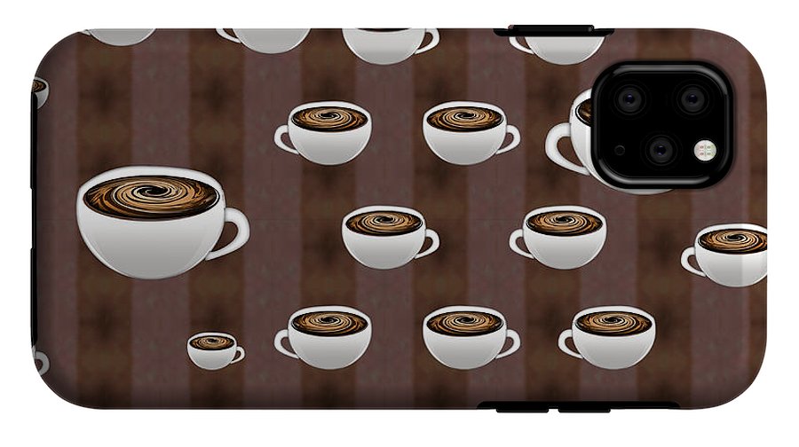 True Coffee Repeating - Phone Case