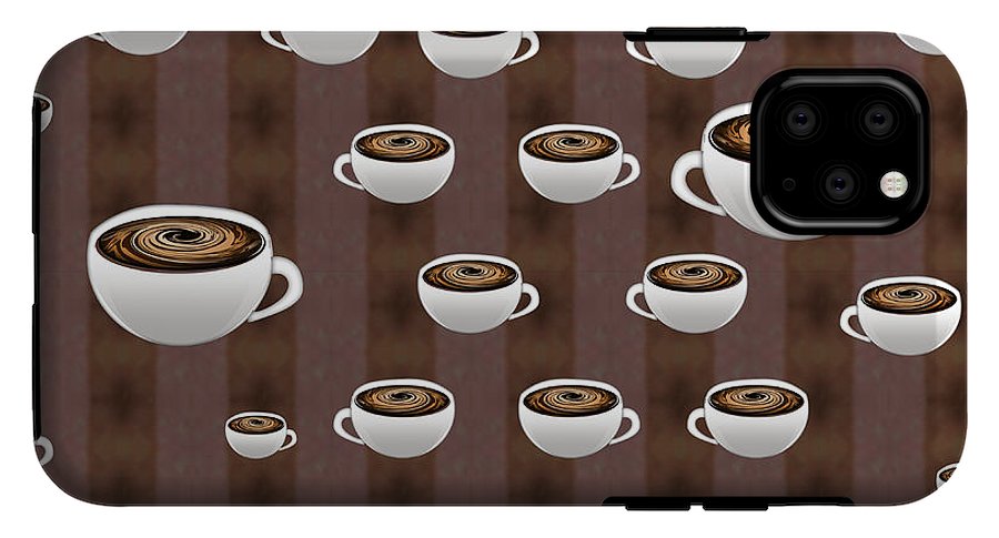 True Coffee Repeating - Phone Case