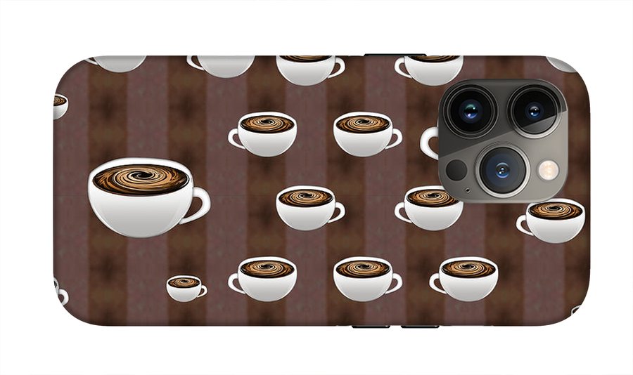 True Coffee Repeating - Phone Case